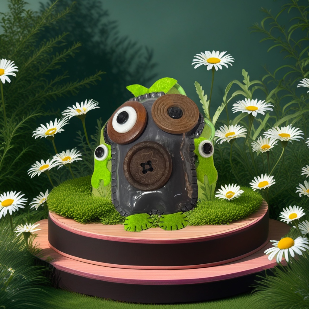 Игрушка мягкая монстрик зелёный подушка оптом из Китая — фотография 4