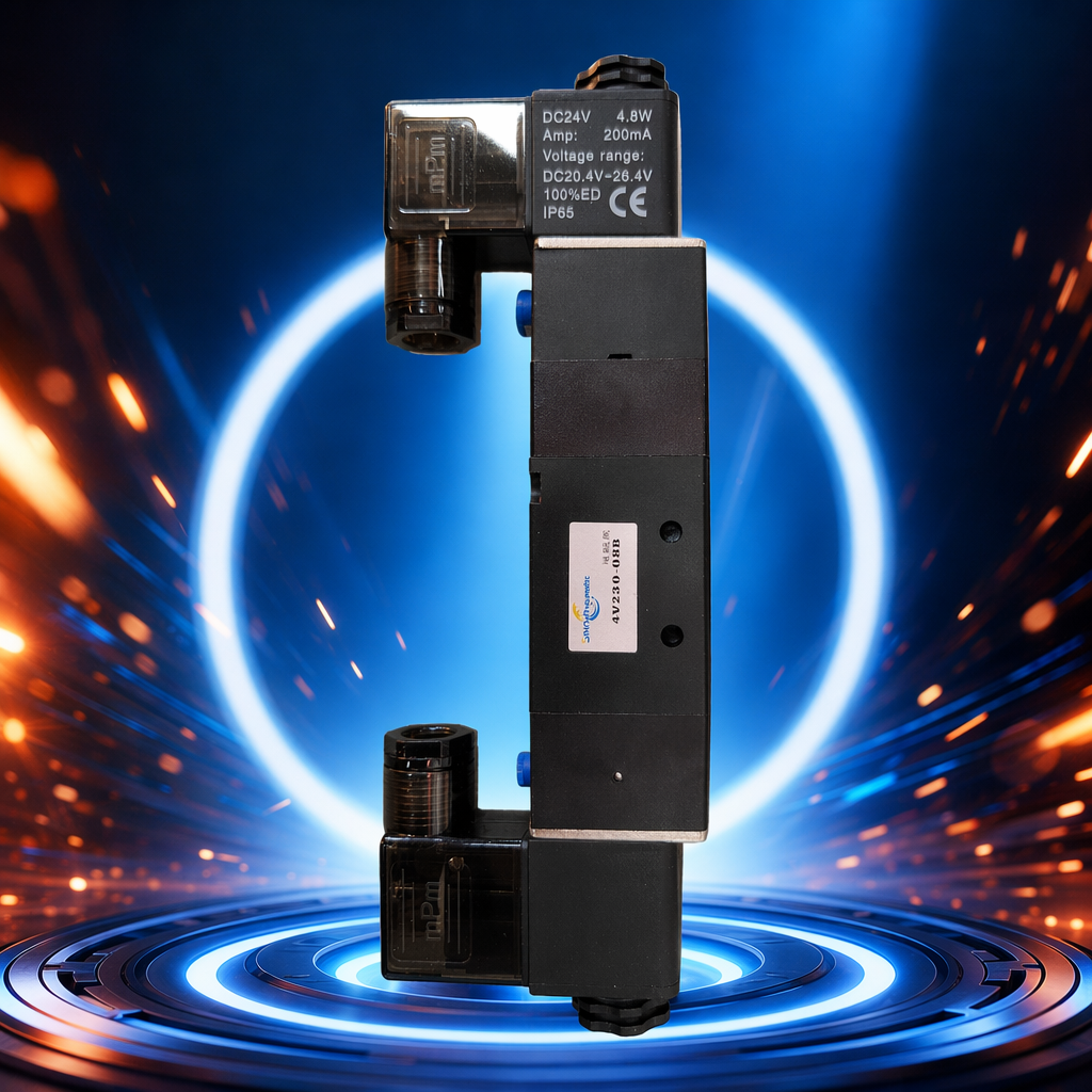 Пневмораспределитель 220 В переменного тока 4V230-08B оптом из Китая — фотография 4