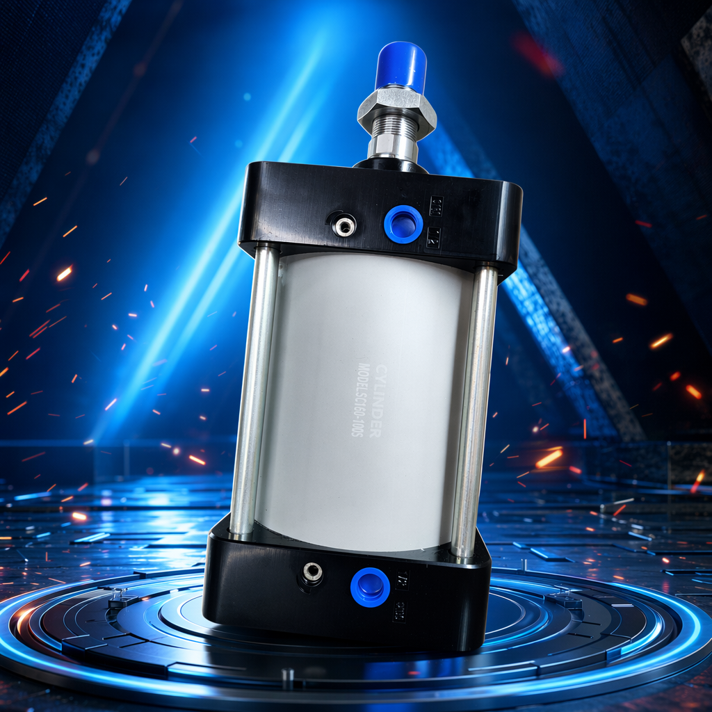 Пневмоцилиндр стандартный SC160-100S оптом из Китая — фотография 4