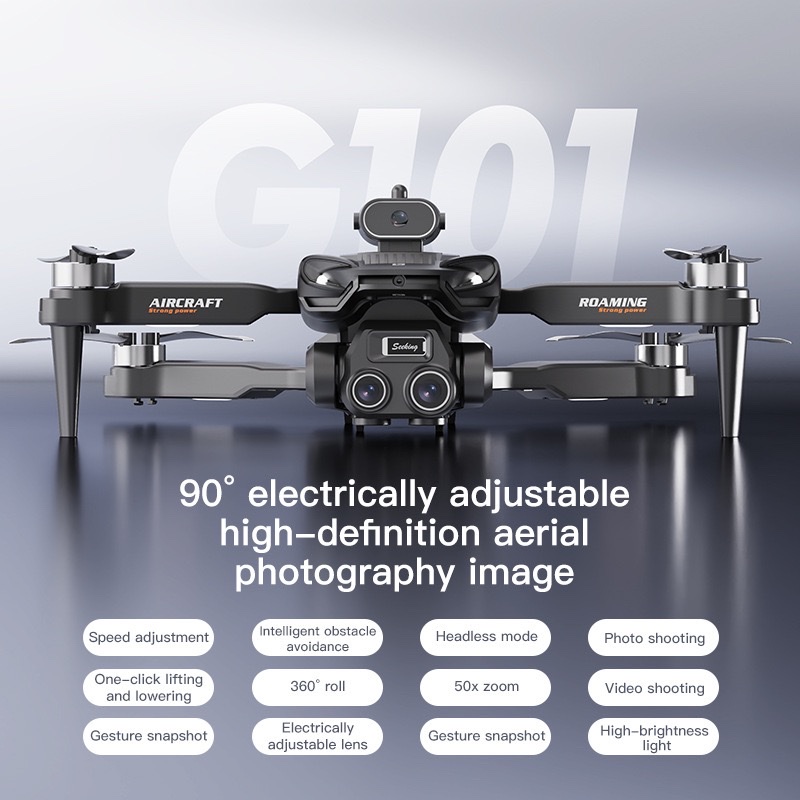 Квадрокоптер G101 с экраном на пульте оптом из Китая — фотография 5