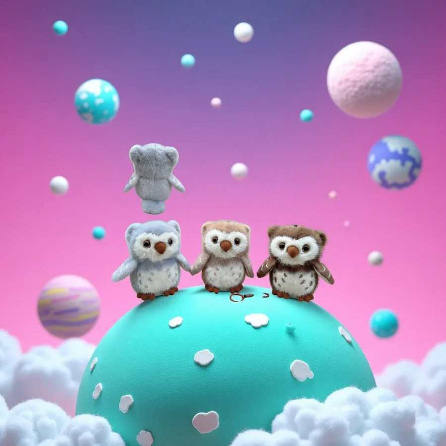 Игрушка мягкая сова декоративная подушка оптом из Китая — фотография 2