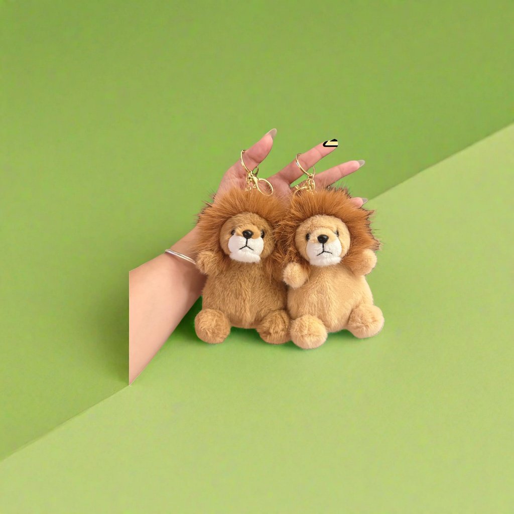 Брелок плюшевый лев оптом из Китая — фотография 4