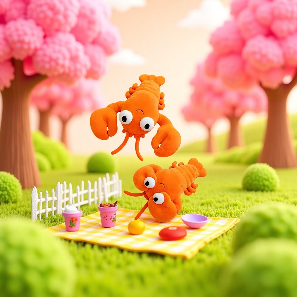 Мягкая игрушка-подушка лобстер оранжевый оптом из Китая — фотография 5