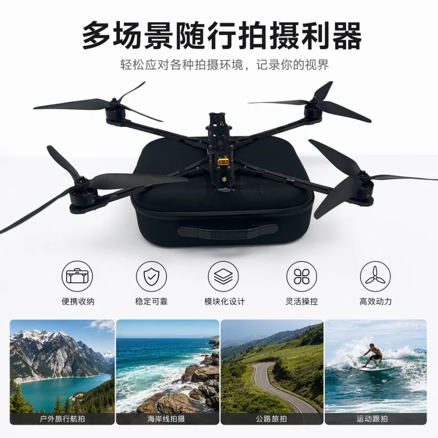 Квадрокоптер FPV с подвесом и камерой оптом из Китая — фотография 2