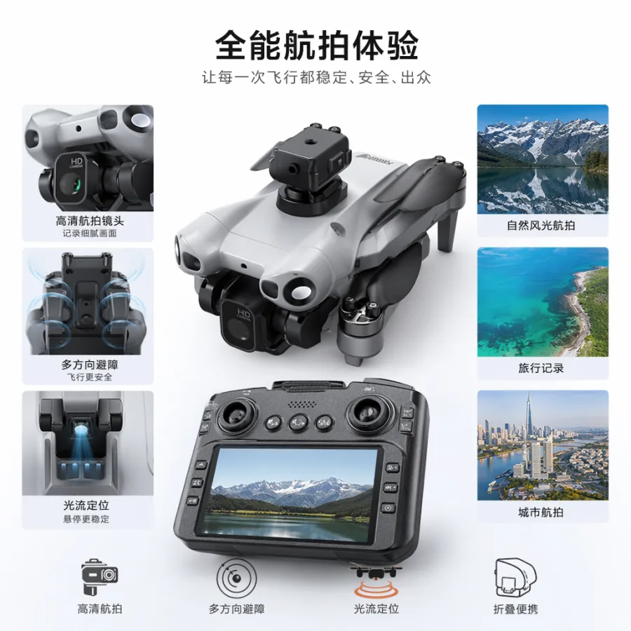 Дрон T33 PRO с пультом, комплект в коробке оптом из Китая — фотография 2