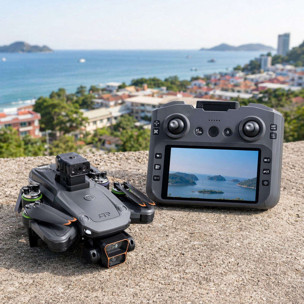 Дрон A7P PRO с пультом с экраном оптом из Китая — фотография 3