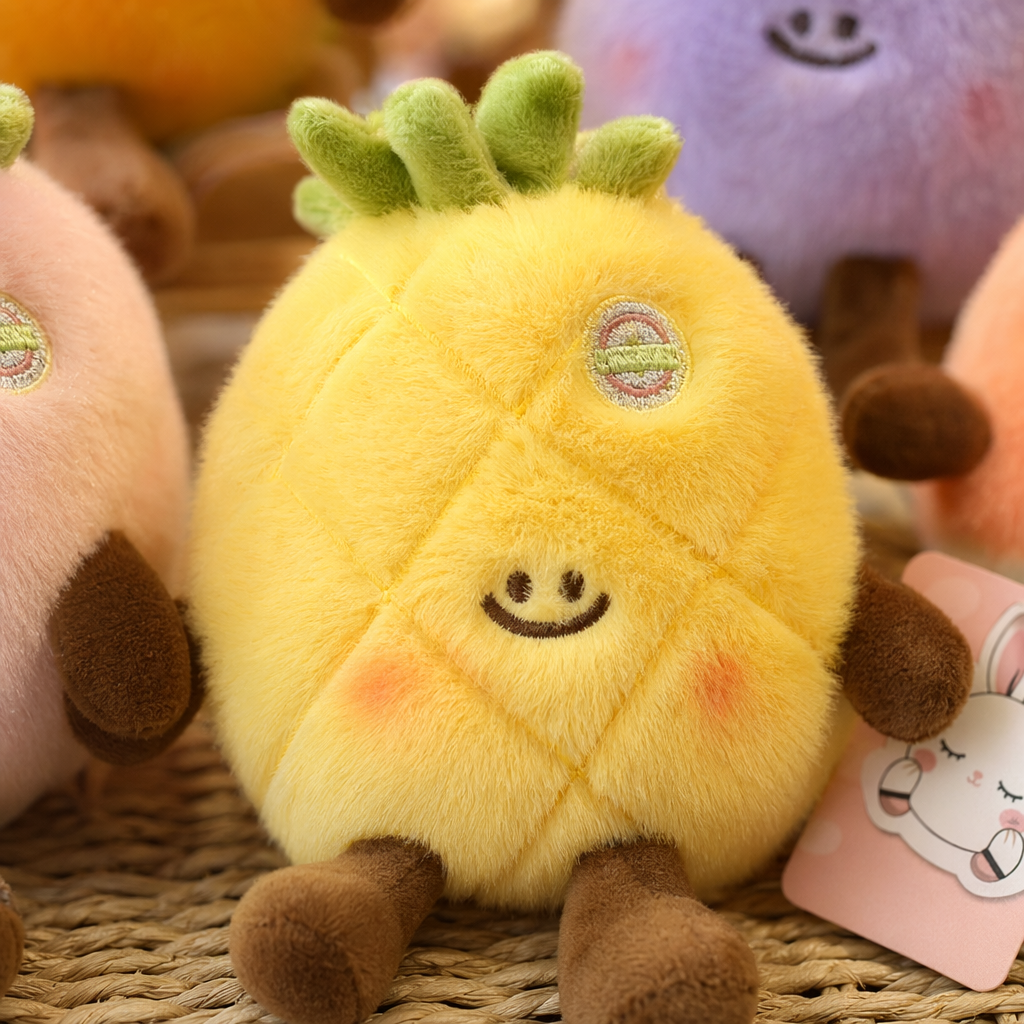 Мягкие игрушки фрукты и овощи с корзиной оптом из Китая — фотография 5