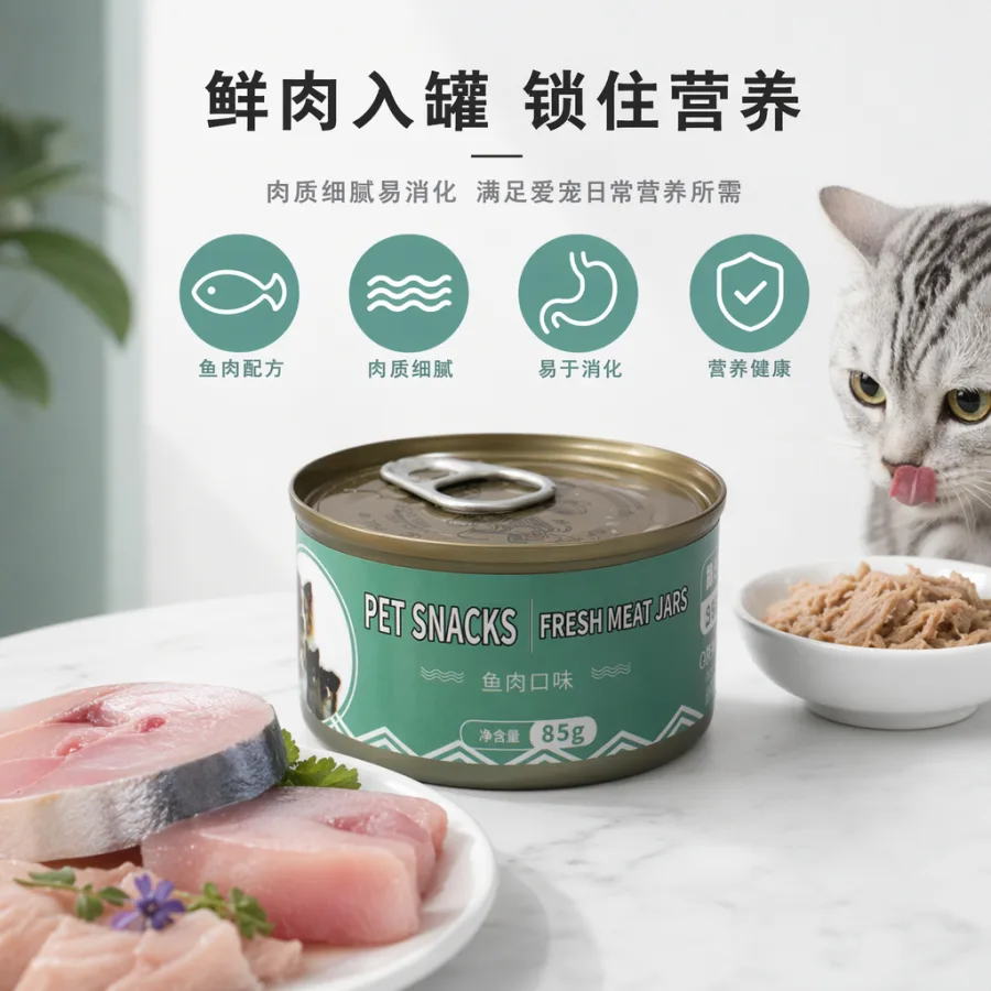 Консервы влажные, вкус томат-говядина, 380 г оптом из Китая — фотография 2