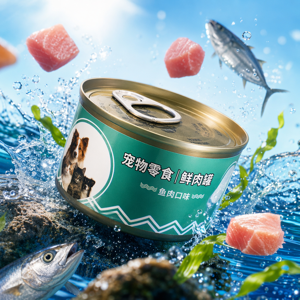 Консервы влажные, вкус томат-говядина, 380 г оптом из Китая — фотография 4