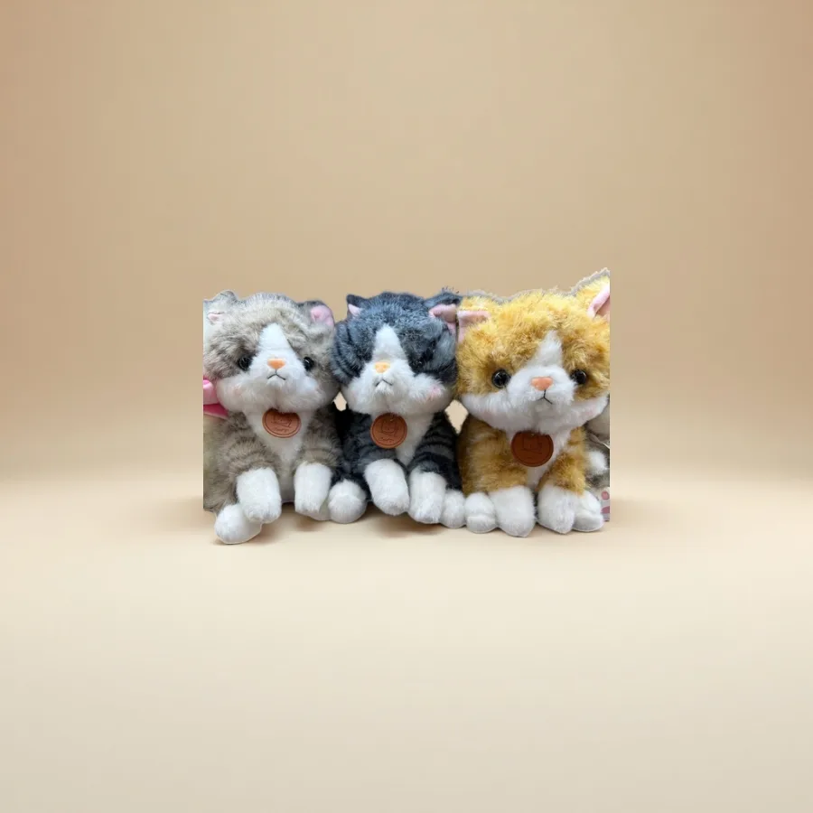 Мягкие игрушки кошки, 3 модели оптом из Китая — фотография 2