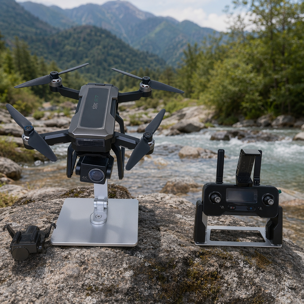 Квадрокоптер F7 4K Pro складной с камерой оптом из Китая — фотография 3