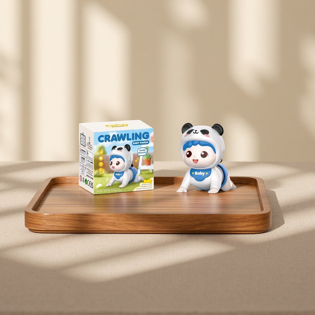 Игрушка ползающая панда для малышей оптом из Китая — фотография 3