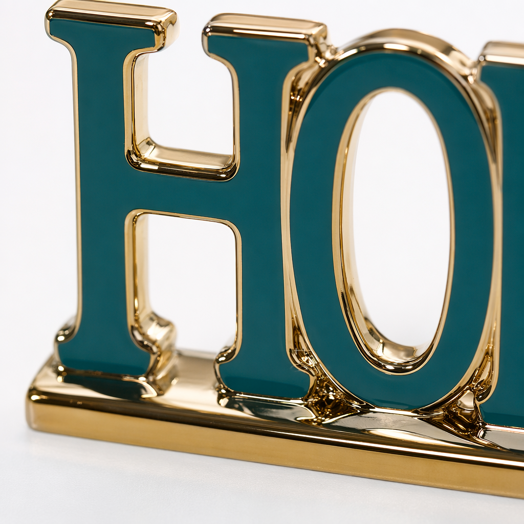 Декор настольный с буквами HOME и Welcome оптом из Китая — фотография 5