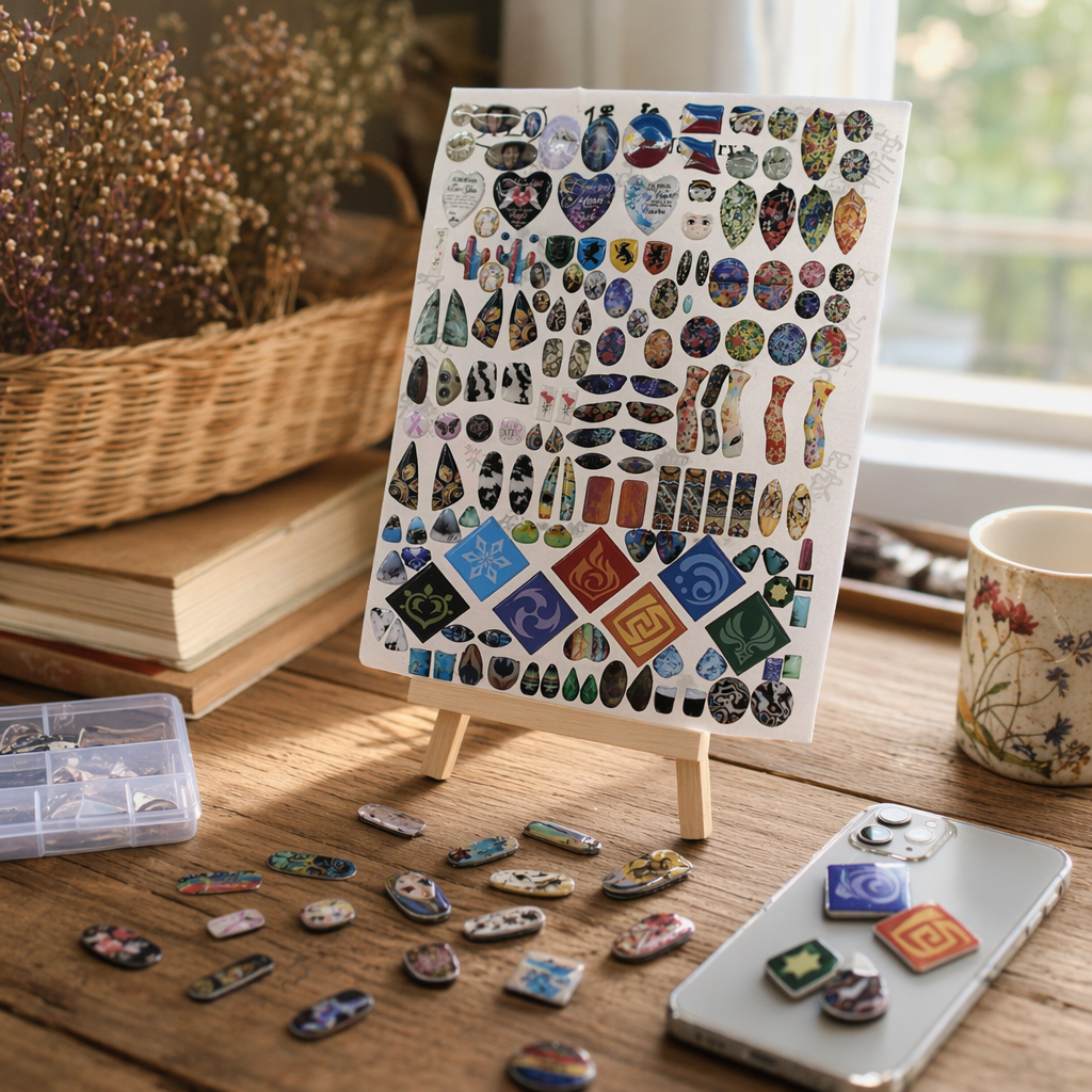 Наклейки для дизайна ногтей цветные оптом из Китая — фотография 3
