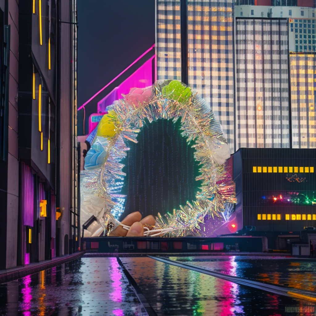 Венок на голову с пайетками праздничный оптом из Китая — фотография 4