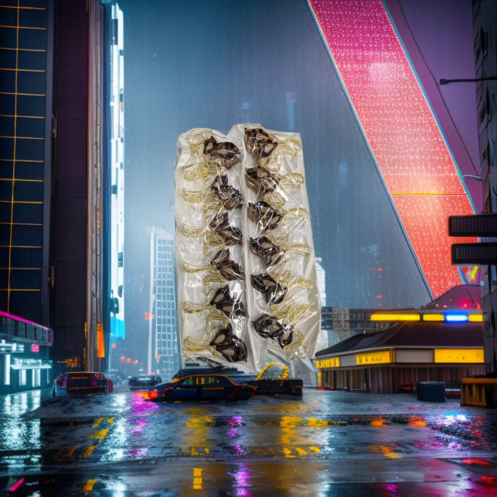 Заколки леопардовые в форме листа оптом из Китая — фотография 3