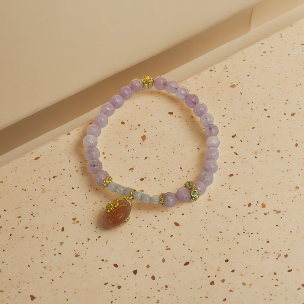 Браслет из розового пресноводного жемчуга оптом из Китая — фотография 5