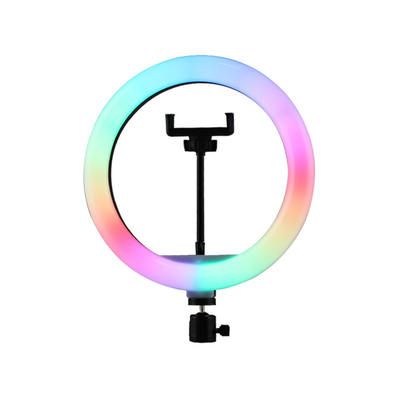 Лампа кольцевая RGB со стойкой оптом из Китая — фотография 4