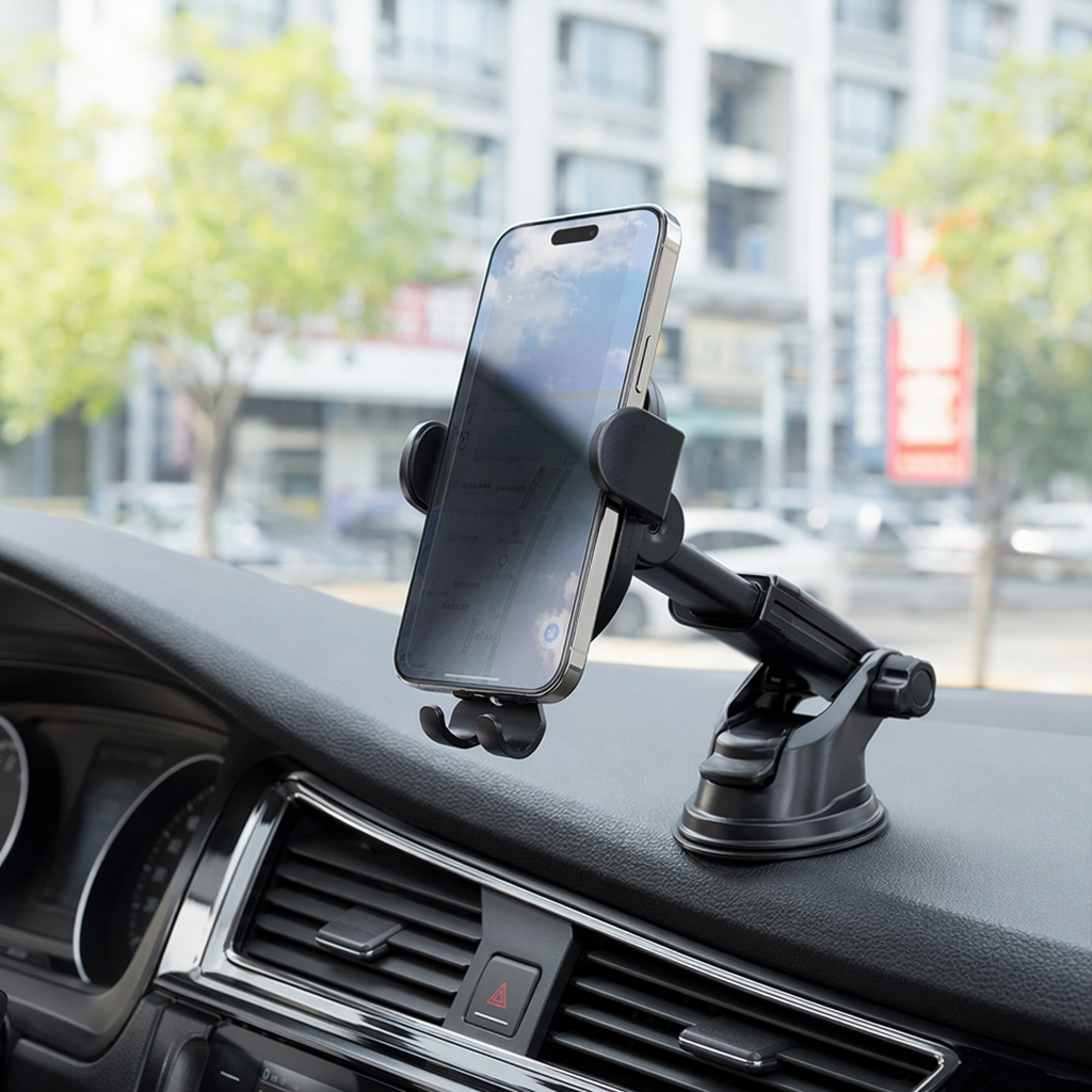 Держатель автомобильный поворотный чёрный оптом из Китая — фотография 3