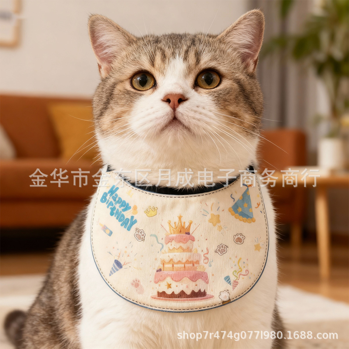 Слюнявчик-бандана для кошек и собак оптом из Китая — фотография 2