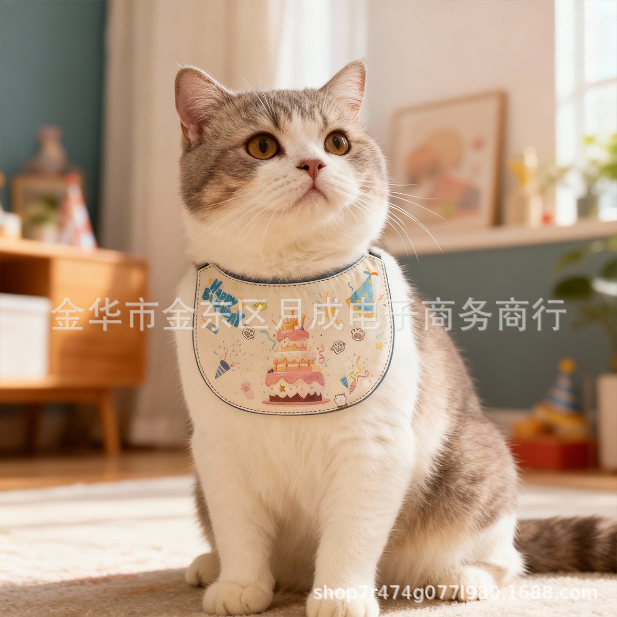 Слюнявчик-бандана для кошек и собак оптом из Китая — фотография 3