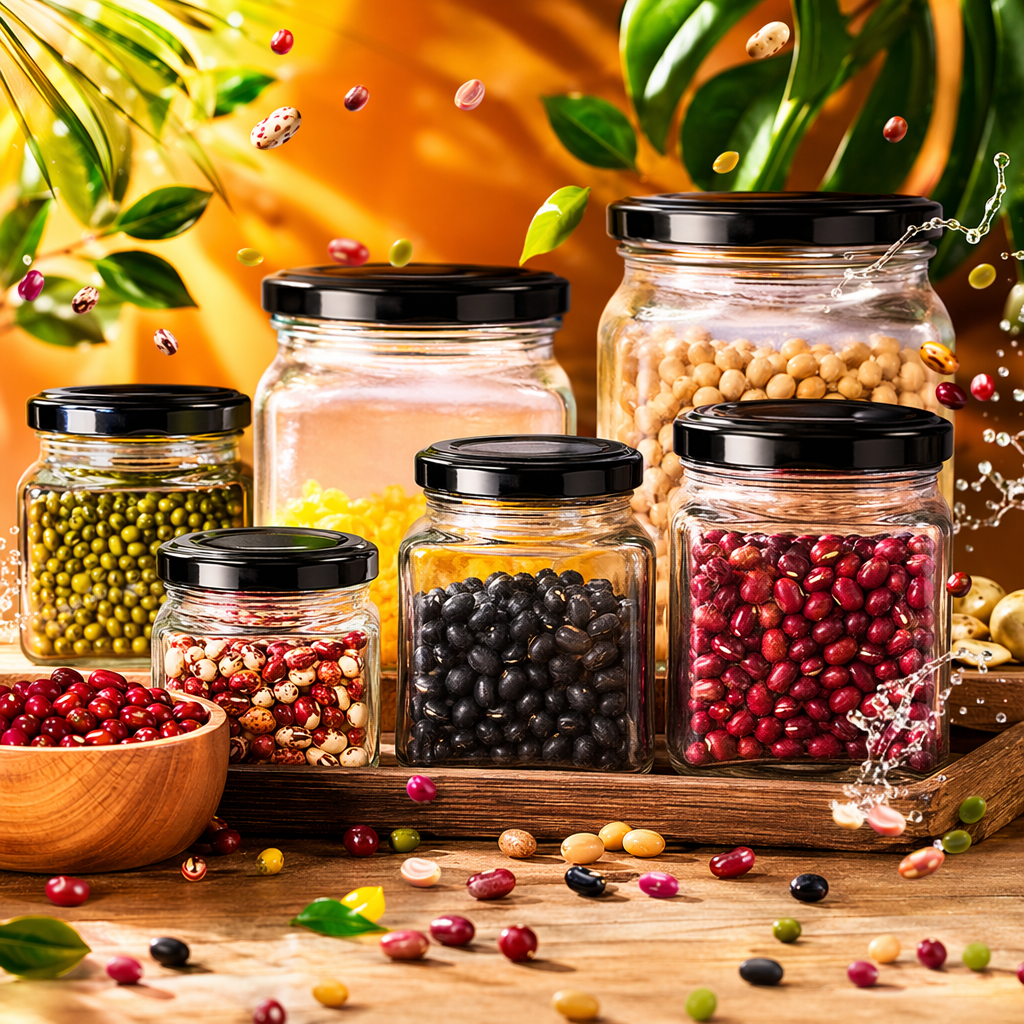 Банка стеклянная для хранения продуктов оптом из Китая — фотография 4