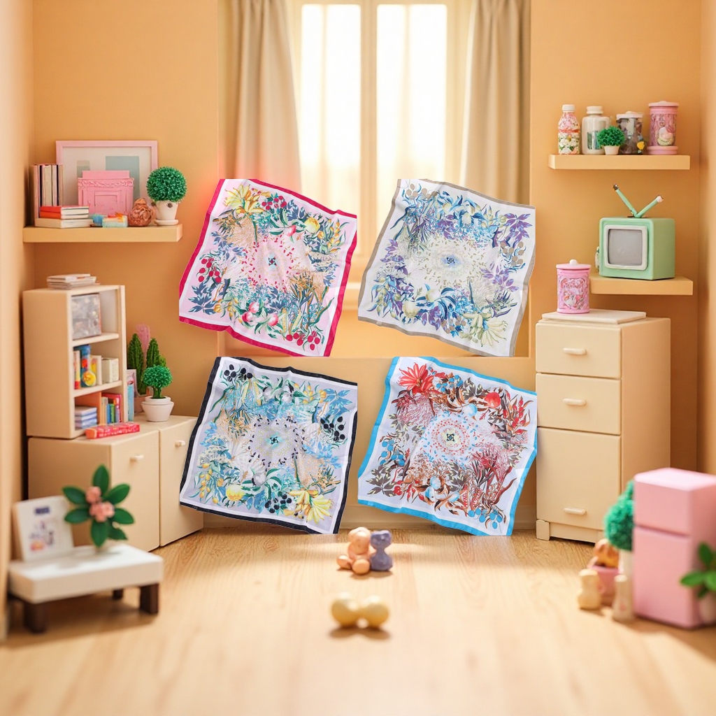 Полотенце из тенселя и льна 70×70 см оптом из Китая — фотография 4