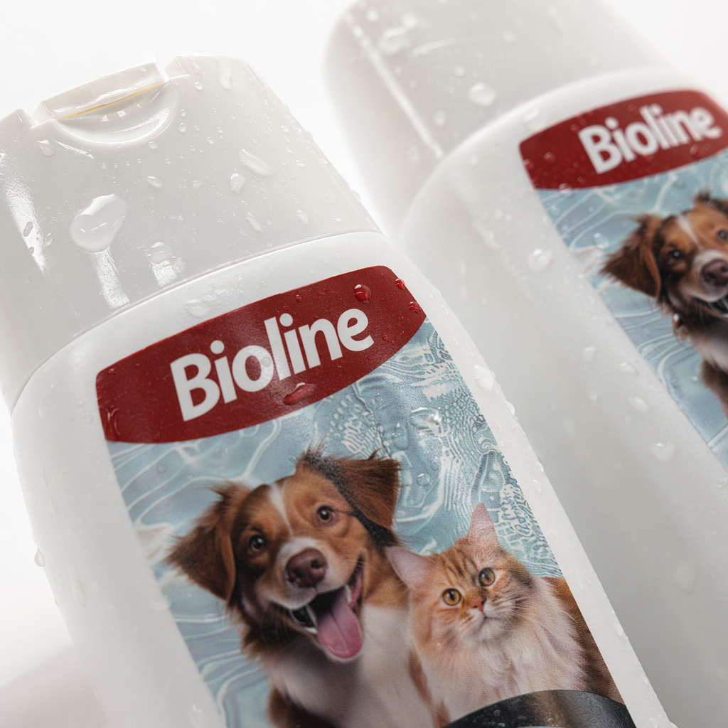 Шампунь для кошек и собак с лавандовым маслом Bioline оптом из Китая — фотография 5
