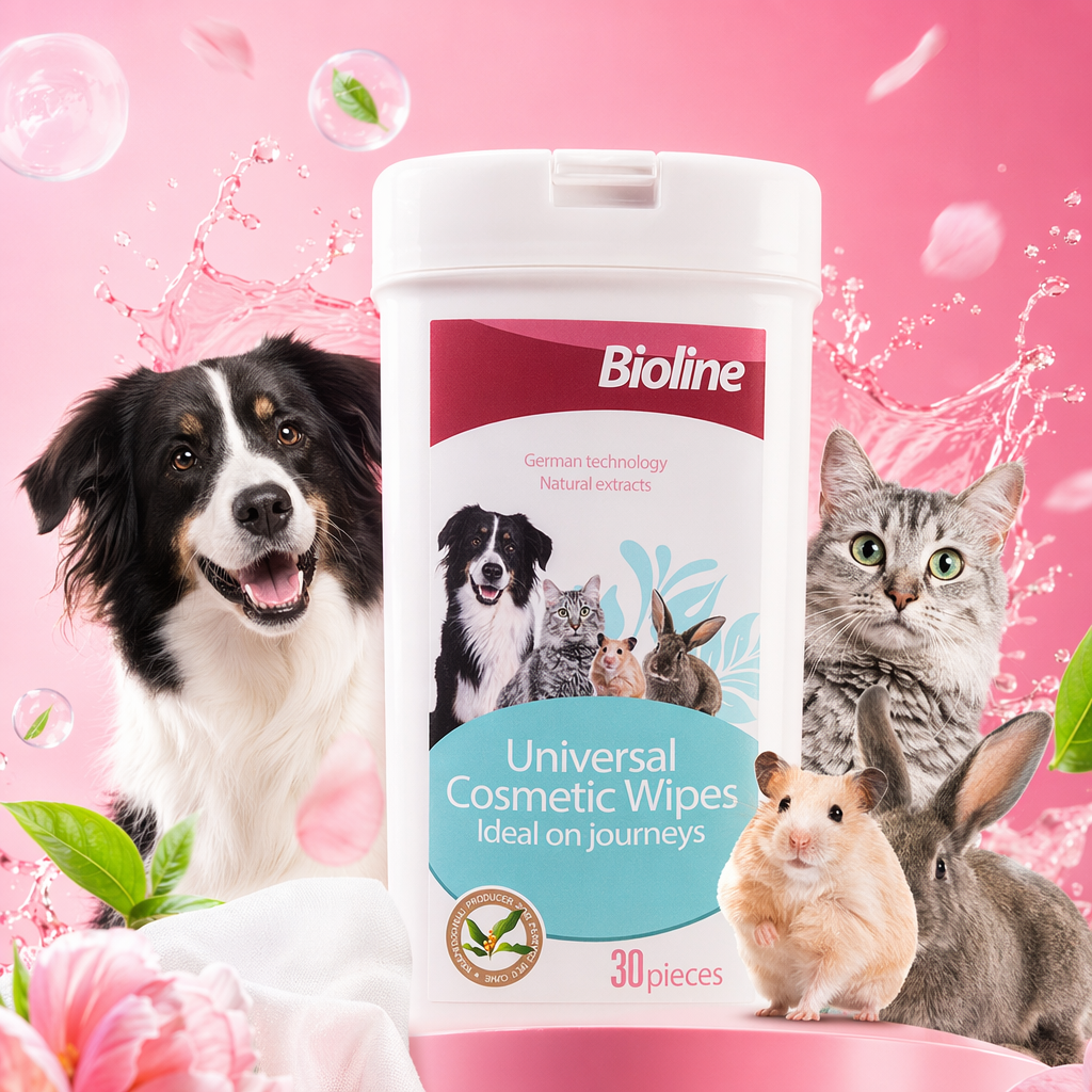 Салфетки влажные для животных Bioline оптом из Китая — фотография 4