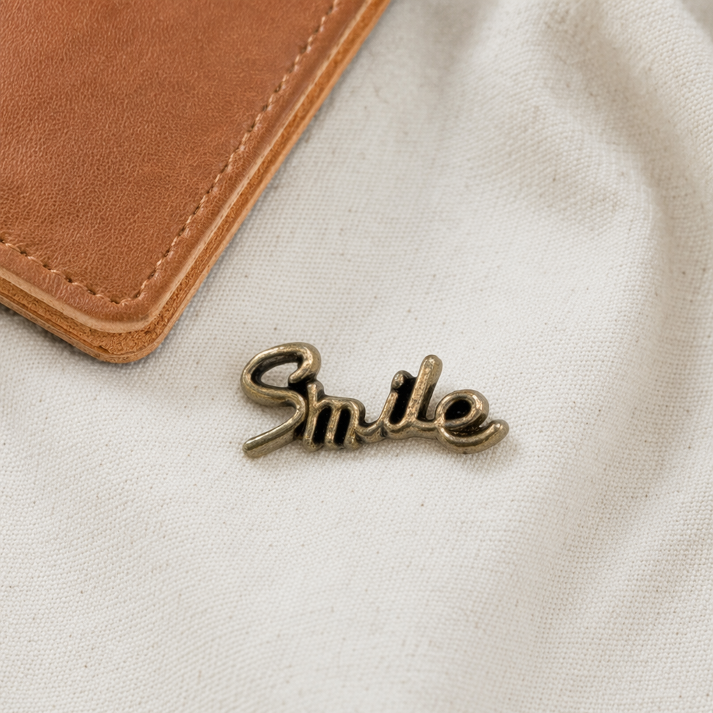Комплект колье и серьги золотистые Smile оптом из Китая — фотография 3