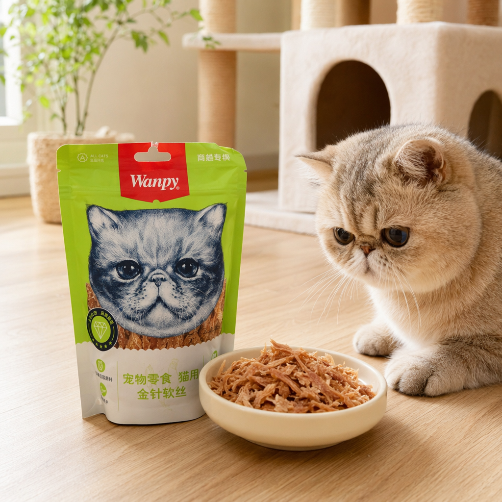 Лакомство для кошек с курицей для чистки зубов оптом из Китая — фотография 3