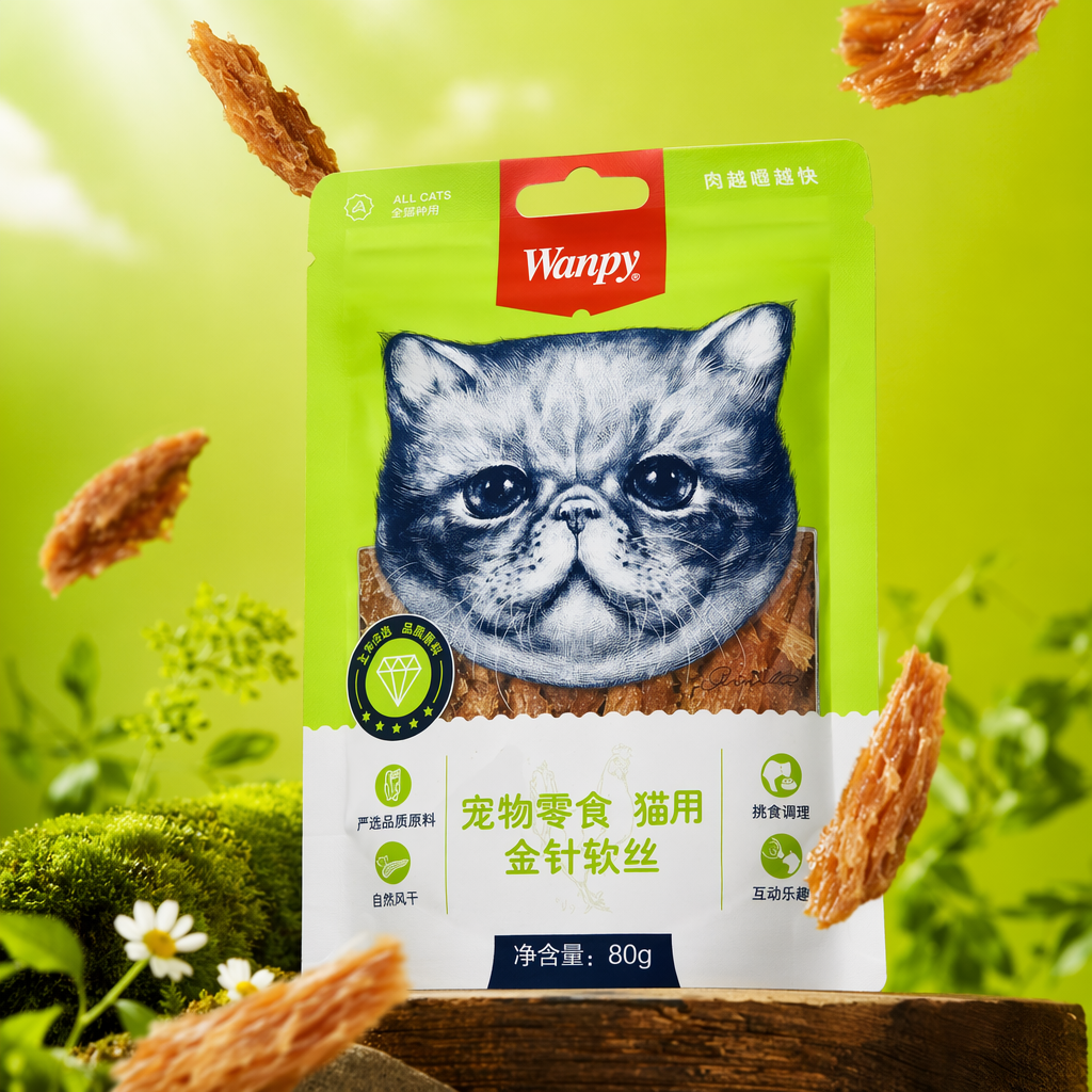 Лакомство для кошек с курицей для чистки зубов оптом из Китая — фотография 4