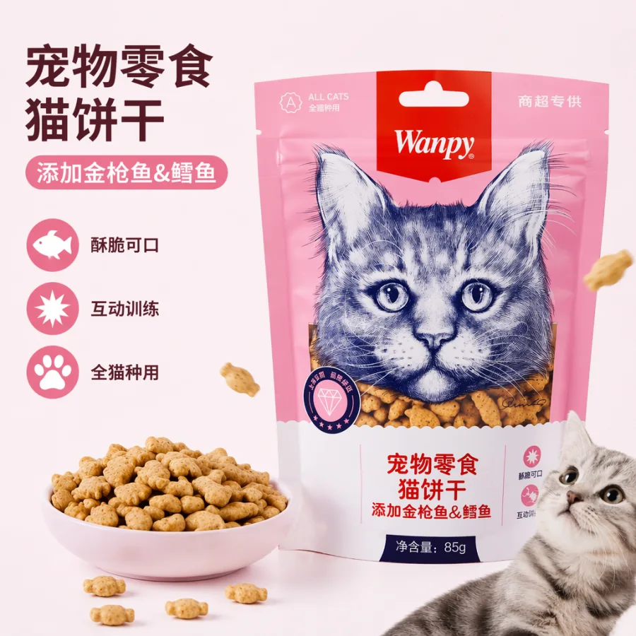 Печенье для кошек низкожировое хрустящее оптом из Китая — фотография 2