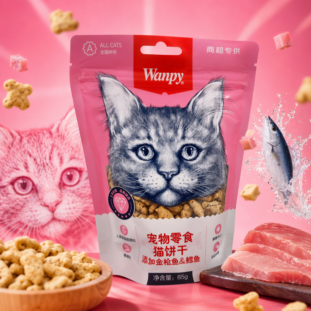 Печенье для кошек низкожировое хрустящее оптом из Китая — фотография 4