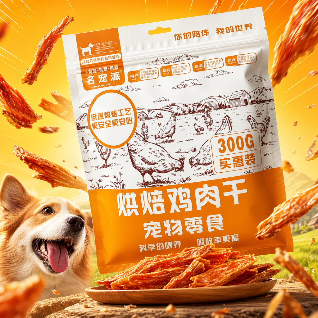 Лакомство куриное запечённое для собак и кошек оптом из Китая — фотография 4