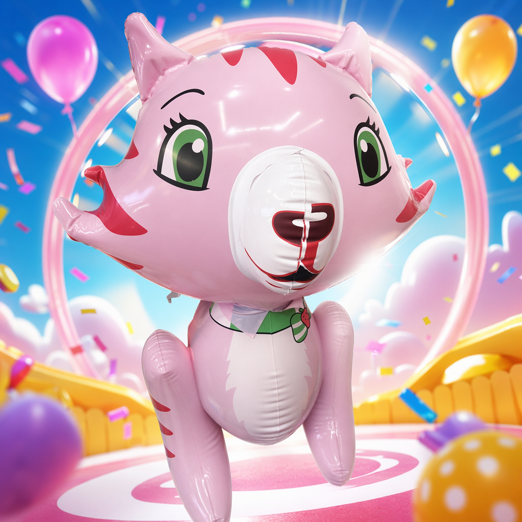 Игрушка надувная розовая для детской комнаты оптом из Китая — фотография 4