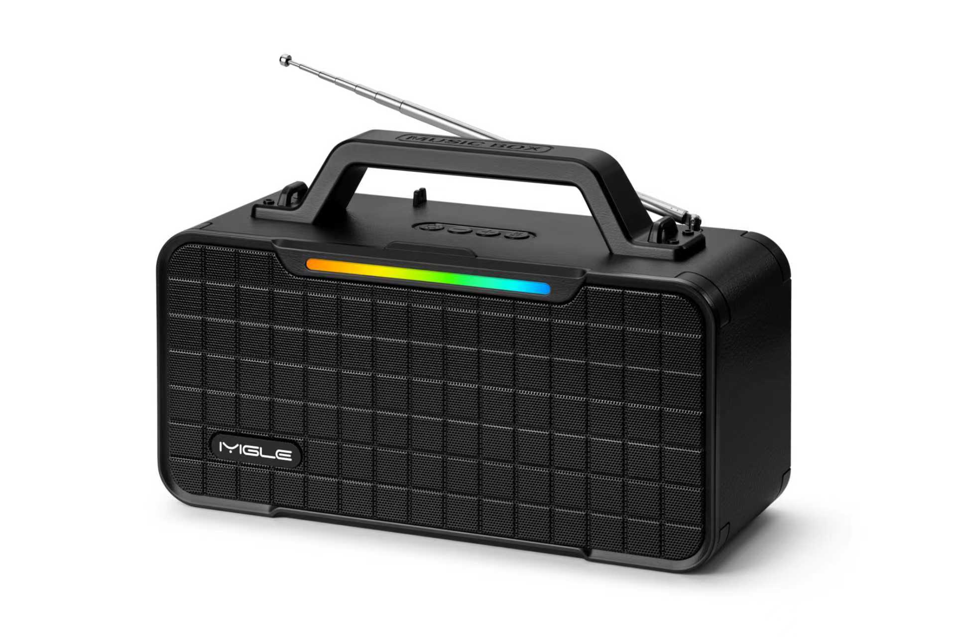 Колонка Bluetooth с солнечной панелью и радио оптом из Китая — фотография 2