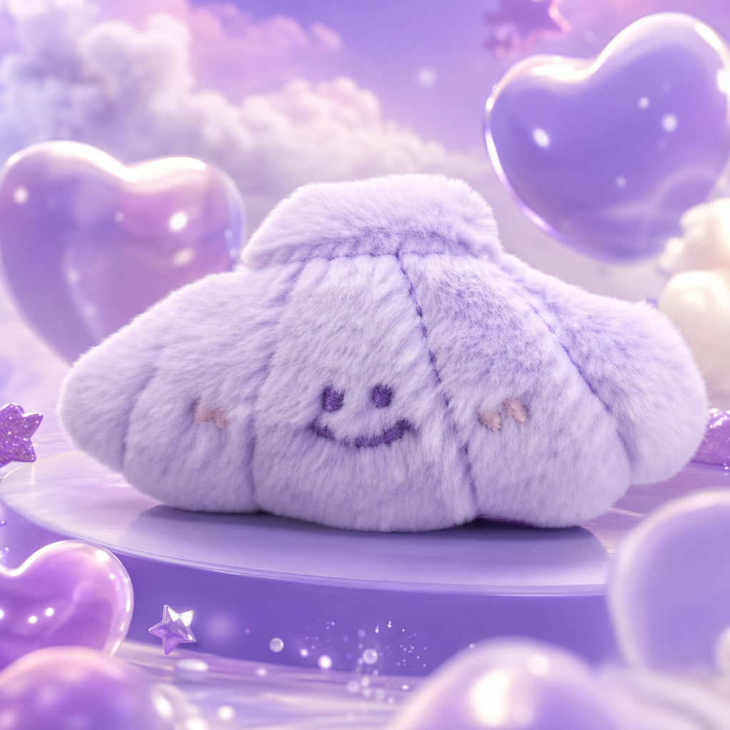 Мягкая игрушка облако фиолетовое оптом из Китая — фотография 4