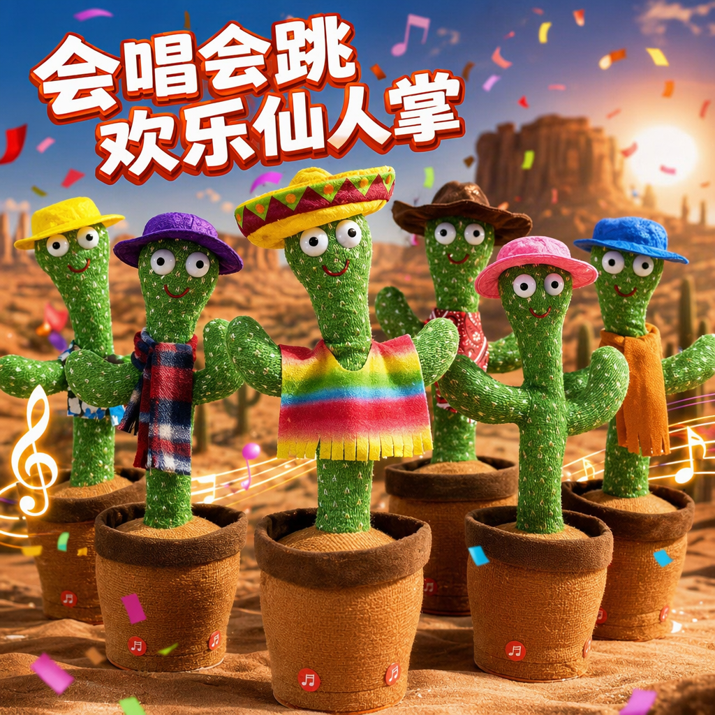 Мягкая игрушка кактус зелёная оптом из Китая — фотография 4