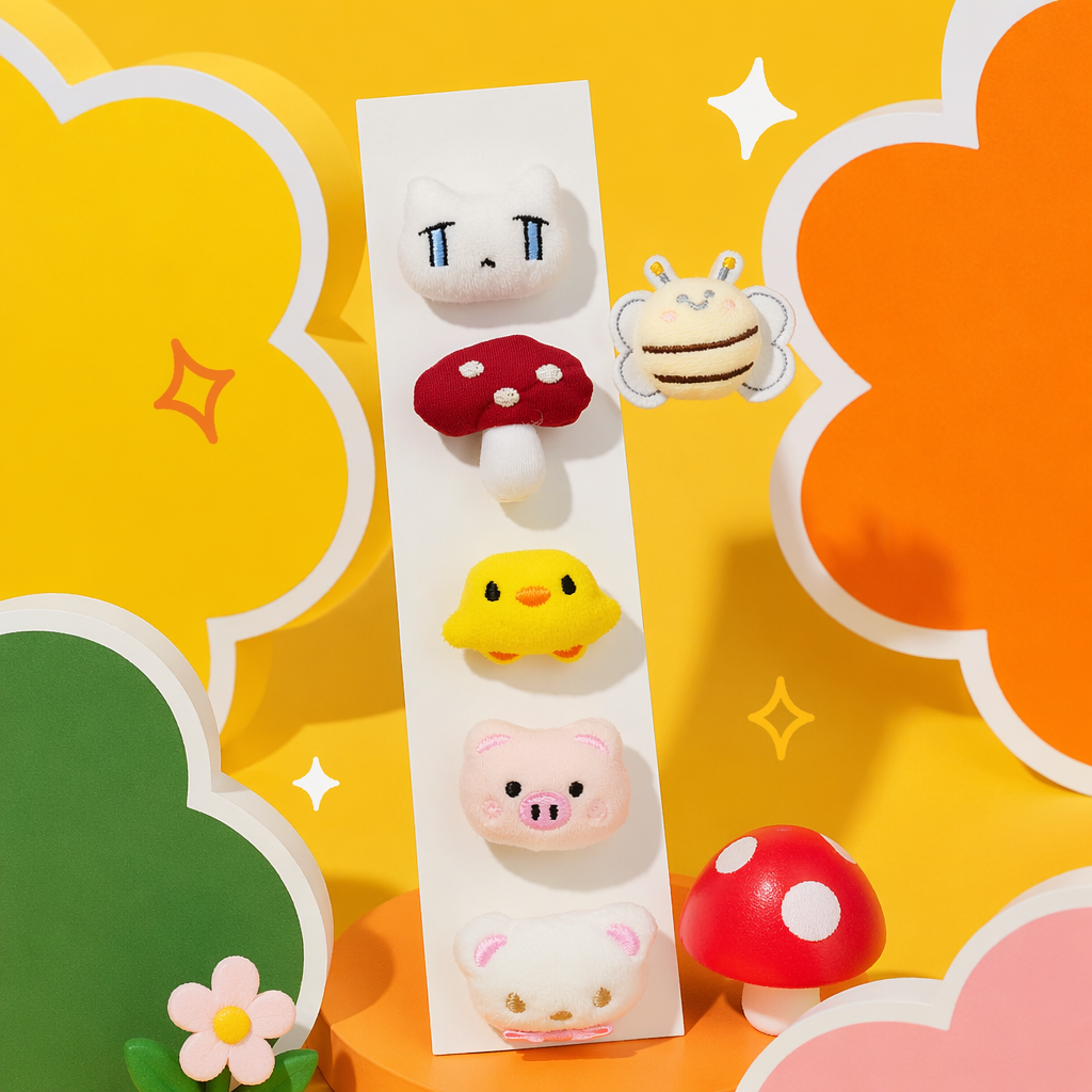 Мягкая игрушка-фигурка на подложке оптом из Китая — фотография 4