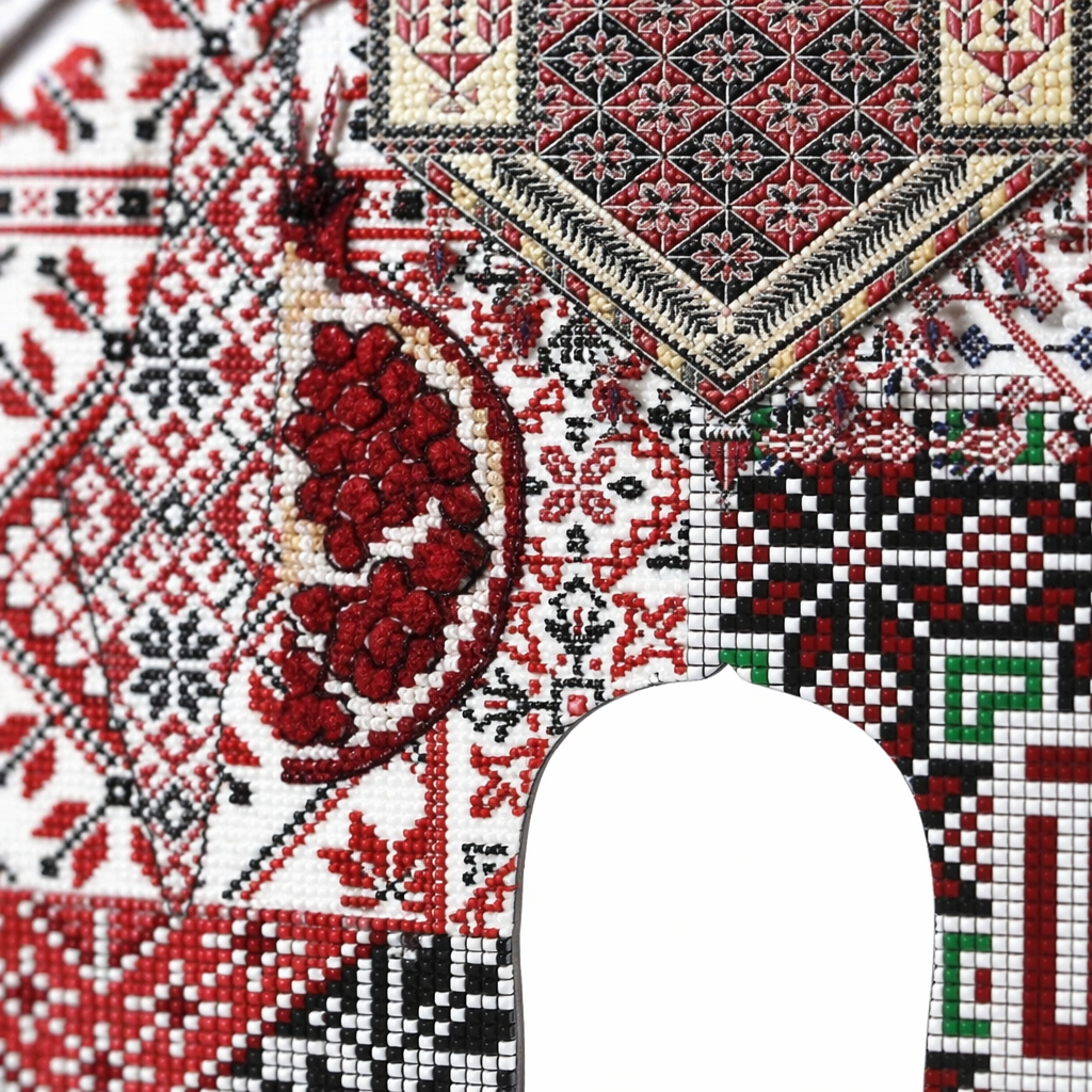 Подушка под шею с этническим орнаментом оптом из Китая — фотография 5