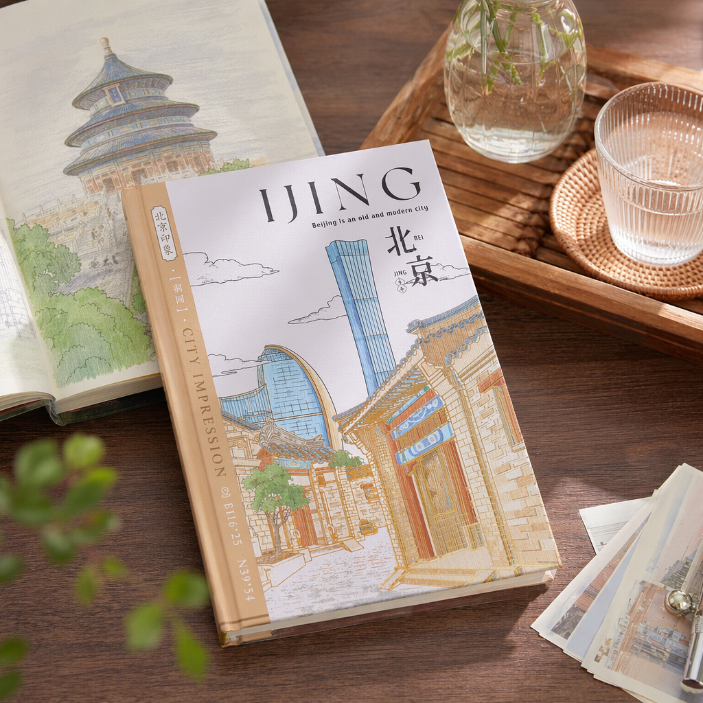 Блокнот белый в твёрдой обложке оптом из Китая — фотография 3