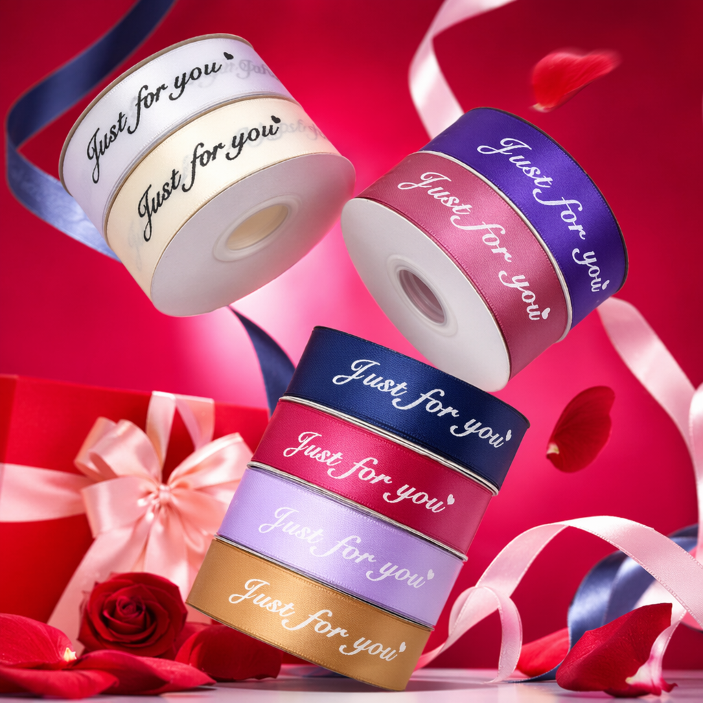 Лента подарочная с надписью Just for you оптом из Китая — фотография 4