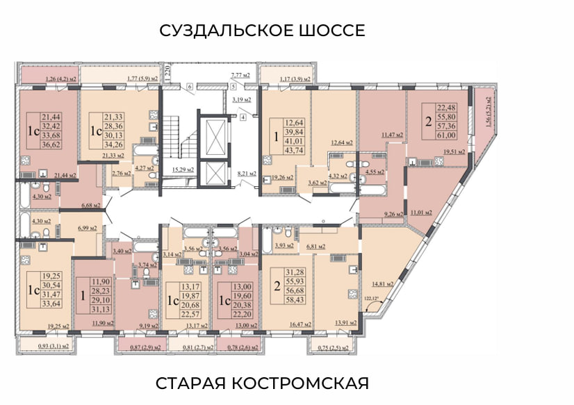 2-х комнатная квартира 