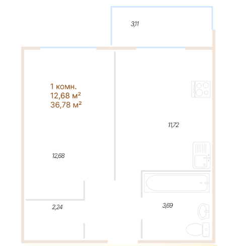 1шка  36,78 софиты