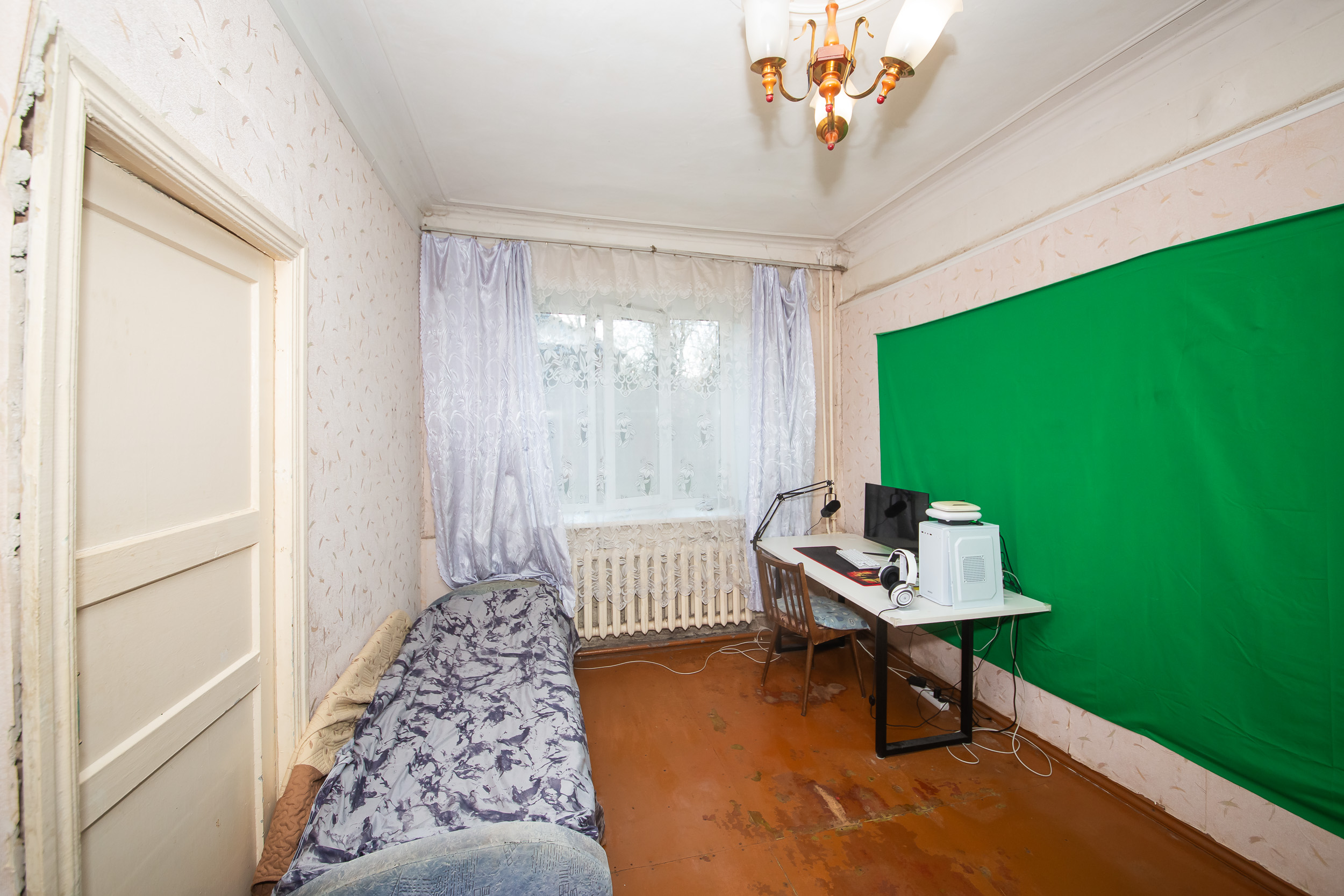 2-к квартира 45,6 м² в центре Ярославля, высокие потолки 3 м