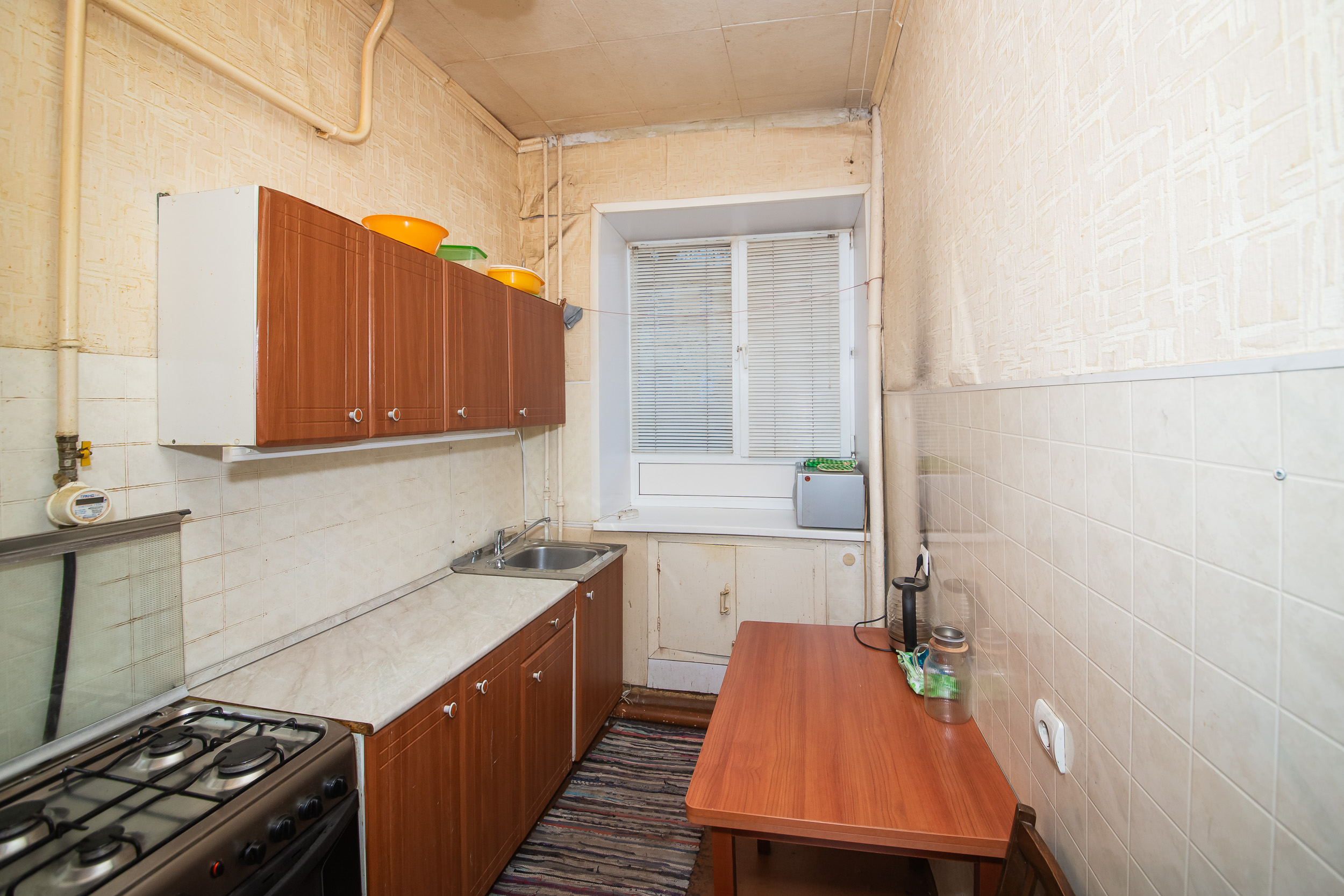 2-к квартира 45,6 м² в центре Ярославля, высокие потолки 3 м