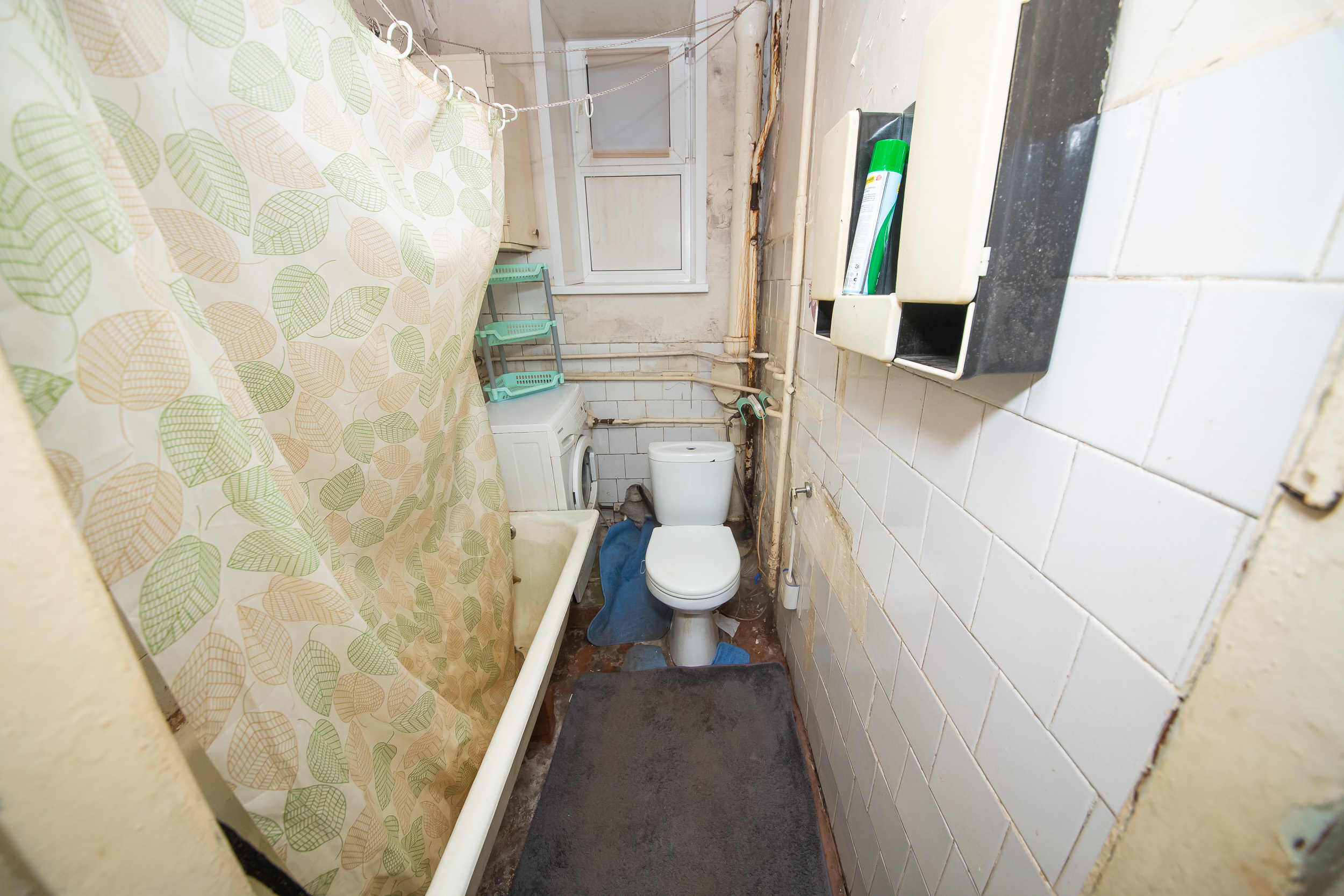 2-к квартира 45,6 м² в центре Ярославля, высокие потолки 3 м