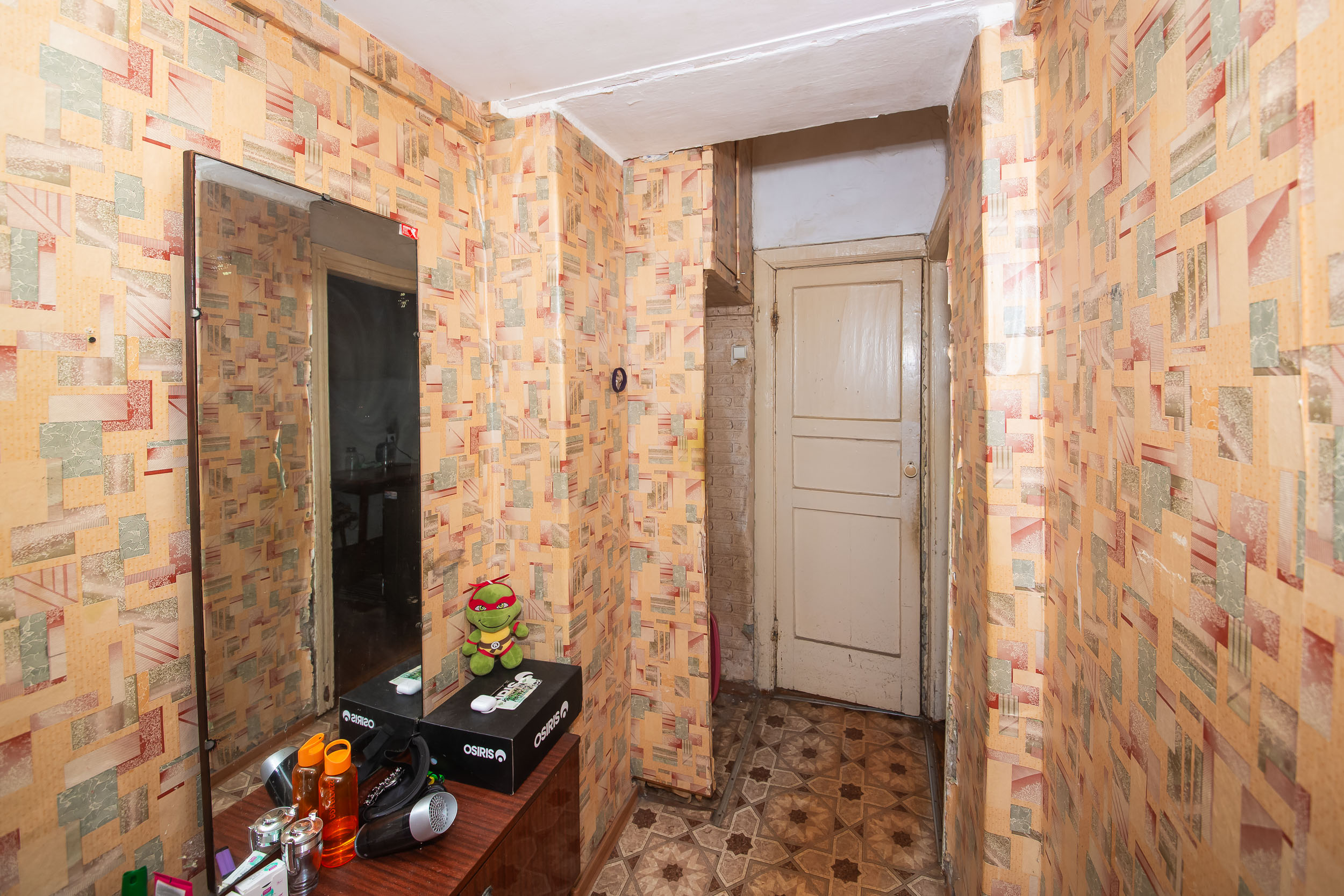 2-к квартира 45,6 м² в центре Ярославля, высокие потолки 3 м