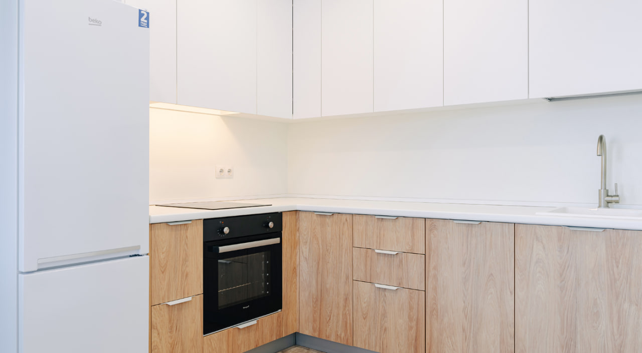 Однокомнатная квартира с ремонтом 32,1 кв.м Волга Парк